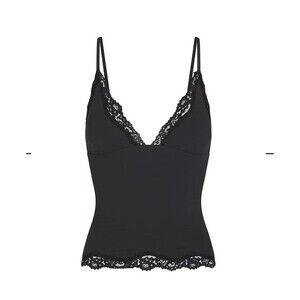 BNWT Skims Fits Everybody Lace Triangle Cami onyx large
